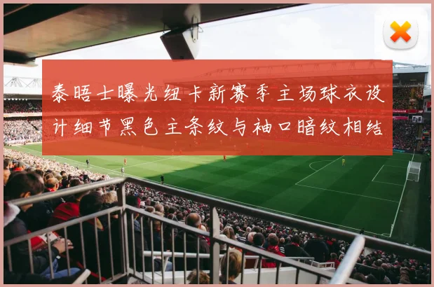 泰晤士曝光纽卡新赛季主场球衣设计细节黑色主条纹与袖口暗纹相结合